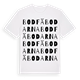 Bodfäbodarna ordlek t-shirt