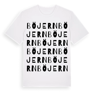 Böjern ordlek t-shirt – ekologisk bomull t-shirt från Pinshirt