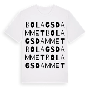 Bolagsdammet ordlek t-shirt – ekologisk bomull t-shirt från Pinshirt