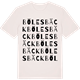 Vintage White t-shirt med Bölesbäck ordlek t-shirt