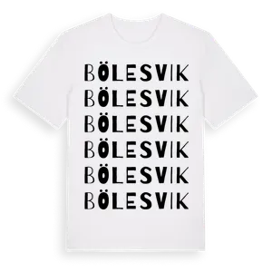 Bölesvik ordlek t-shirt – ekologisk bomull t-shirt från Pinshirt