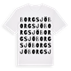 Borgsjö ordlek t-shirt