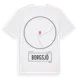 White t-shirt med Borgsjö t-shirt