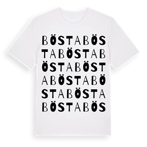 Bösta ordlek t-shirt – ekologisk bomull t-shirt från Pinshirt