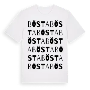 Bösta ordlek t-shirt – ekologisk bomull t-shirt från Pinshirt