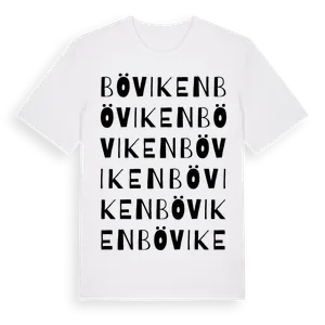 Böviken ordlek t-shirt – ekologisk bomull t-shirt från Pinshirt