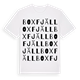 Boxfjäll ordlek t-shirt