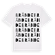 Brände ordlek t-shirt