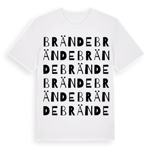 Brände ordlek t-shirt – ekologisk bomull t-shirt från Pinshirt