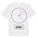 White t-shirt med Brånet t-shirt