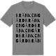 Mid Heather Gray t-shirt med Bränkengård ordlek t-shirt