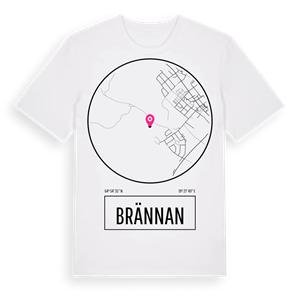 Brännan t-shirt – ekologisk bomull t-shirt från Pinshirt