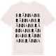 Vintage White t-shirt med Brännan ordlek t-shirt