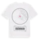 White t-shirt med Brännan t-shirt