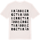 Vintage White t-shirt med Brännberget ordlek t-shirt