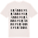 Vintage White t-shirt med Brännby ordlek t-shirt