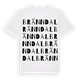 Bränndal ordlek t-shirt