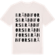 Vintage White t-shirt med Brännfors ordlek t-shirt