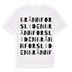 Brännforsliden ordlek t-shirt
