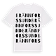 Brännforssund ordlek t-shirt