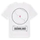 White t-shirt med Brännland t-shirt