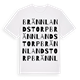 Brännlandstorp ordlek t-shirt
