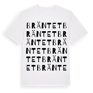 Bräntet ordlek t-shirt – ekologisk bomull t-shirt från Pinshirt