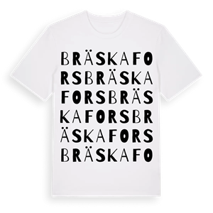 Bräskafors ordlek t-shirt – ekologisk bomull t-shirt från Pinshirt