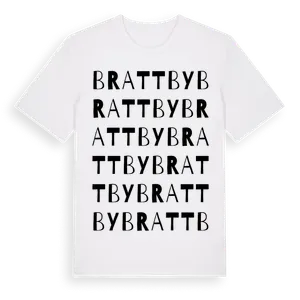 Brattby ordlek t-shirt – ekologisk bomull t-shirt från Pinshirt