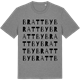 Mid Heather Gray t-shirt med Brattby ordlek t-shirt