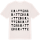 Vintage White t-shirt med Bratten ordlek t-shirt
