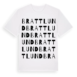 Brattlund ordlek t-shirt – ekologisk bomull t-shirt från Pinshirt