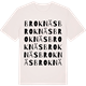 Vintage White t-shirt med Broknäs ordlek t-shirt