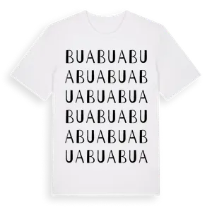 Bua ordlek t-shirt – ekologisk bomull t-shirt från Pinshirt