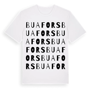 Buafors ordlek t-shirt – ekologisk bomull t-shirt från Pinshirt