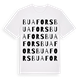 Buafors ordlek t-shirt