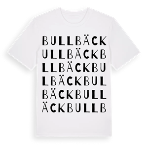 Bullbäck ordlek t-shirt – ekologisk bomull t-shirt från Pinshirt