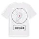 White t-shirt med Burträsk t-shirt