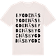 Vintage White t-shirt med Bygdenäs ordlek t-shirt