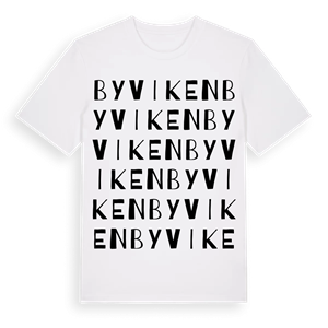 Byviken ordlek t-shirt – ekologisk bomull t-shirt från Pinshirt