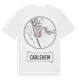 White t-shirt med Carlshem t-shirt