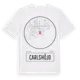 White t-shirt med Carlshöjd t-shirt