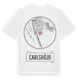White t-shirt med Carlshöjd t-shirt