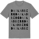 Mid Heather Gray t-shirt med Daikanberg ordlek t-shirt