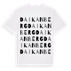 Daikanberg ordlek t-shirt