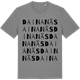 Mid Heather Gray t-shirt med Dainanäs ordlek t-shirt