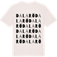 Vintage White t-shirt med Dalarö ordlek t-shirt