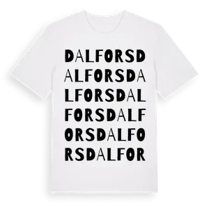 Dalfors ordlek t-shirt – ekologisk bomull t-shirt från Pinshirt