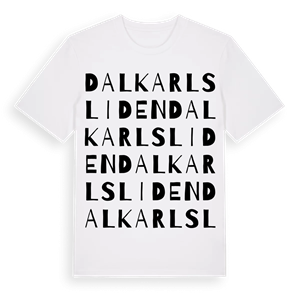 Dalkarlsliden ordlek t-shirt – ekologisk bomull t-shirt från Pinshirt