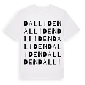 Dalliden ordlek t-shirt – ekologisk bomull t-shirt från Pinshirt
